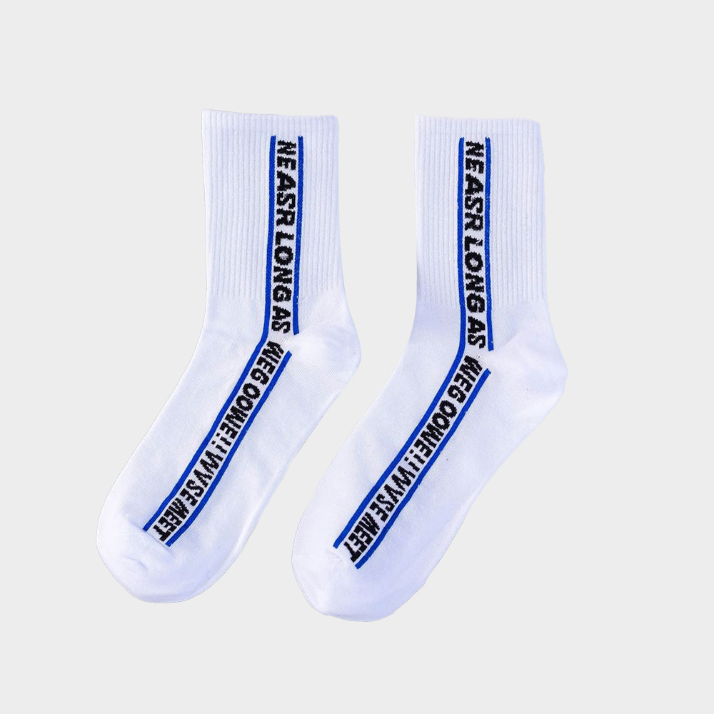 Men Slogan Graphic Socks