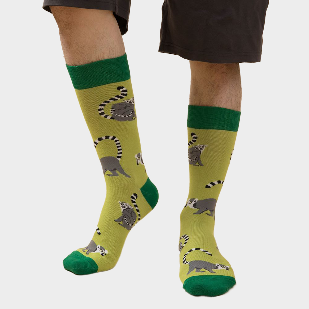 Men Cartoon Graphic Socks