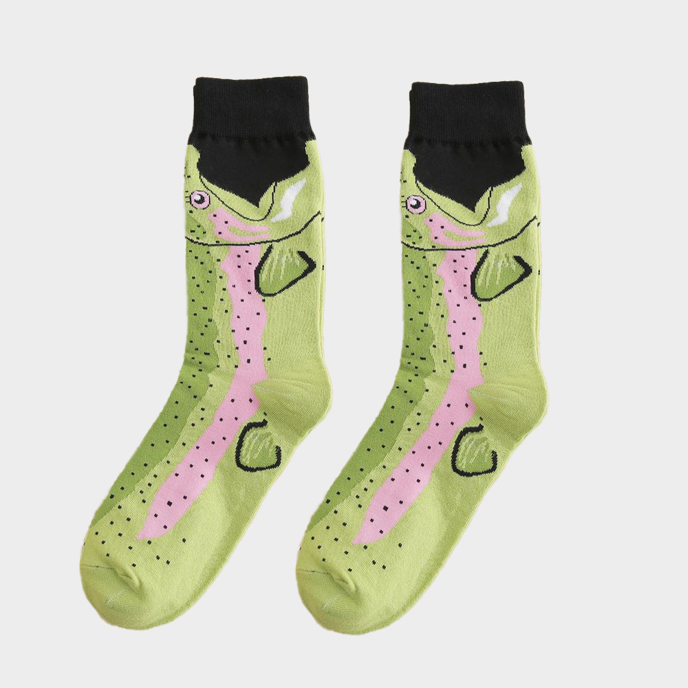 Men Cartoon Graphic Socks